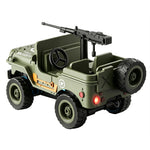 Q246 RTR 1/64 2.4G 2WD Mini RC Car Military Off-road Alloy Body LED Light Automatic Demo Mode Desktop Portable Vehicles Models Toys