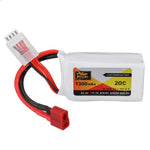 LinkMejor 11.1V 1300mAh 20C 3S LiPo Battery T Plug for RC Car