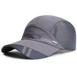 Men Lightweight Quick Dry Breathable Baseball Cap Cool Mesh Outdoor Sports Sun Protection Duckbill Cap for Summer Running Fishing Riding Travel