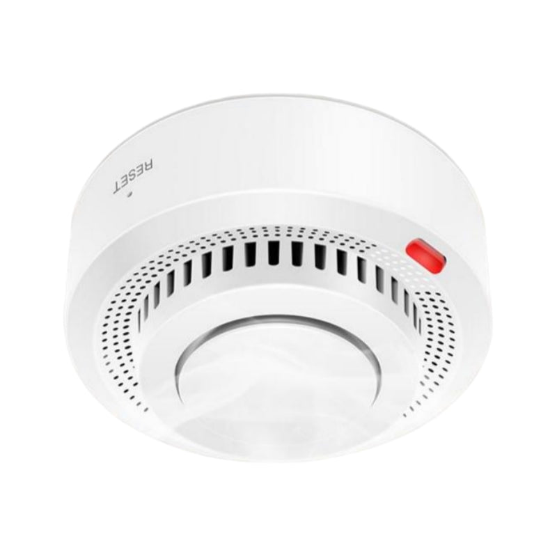 Zigbe Smart Smoke Detector 20-30m² Coverage High-Sensitivity Alarm 85dB Loud Audio Visual Warning Voice Control Mobile Real-Time Alert Long-Life Battery Wireless Smoke Sensor for Home Office