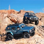 LinkMejor YK4107 1/10 2.4G 4WD RC Car Rock Crawler Two Speed Differential Lock LCG Chassis Tank Turn LED Lights Monster Off-Road Pickup Climbing Truck Vehicles Models Electric Remote Control Simulation Toys