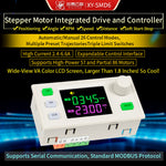 Sinilink XY-SMD6 Stepper Motor Driver Single Axis Control DC 10-30V 6.6A TTL Serial MODBUS High Precision Microstepping for 42 57 Motors Forward and Reverse Control Driver Angle Pulse Speed PLC Serial Communication