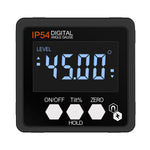 LinkMejor 4*90° Updated Precision Digital Protractor Inclinometer Level Box Digital Angle Finder Bevel Box With Magnet Base