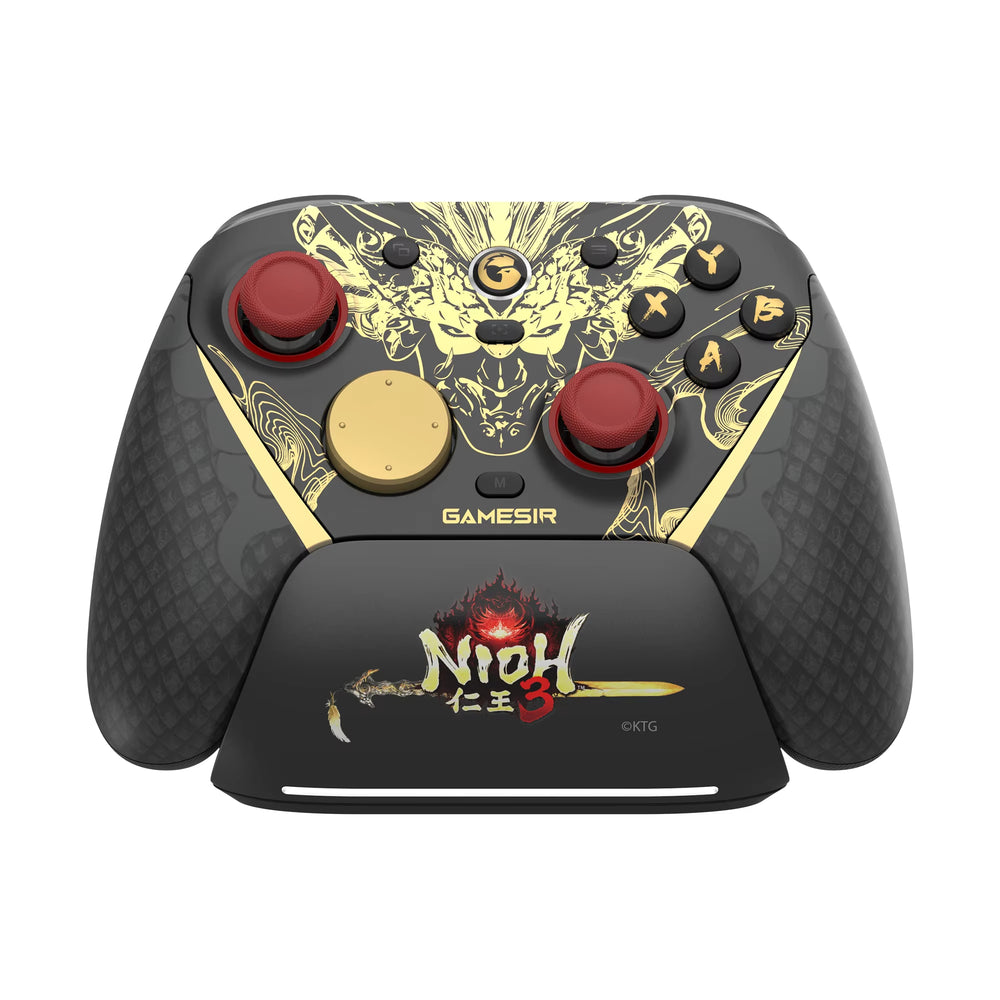 [Nioh 3 Edition] LinkMejor G7 Pro 8K PC Wireless Esports Controller with TMR Sticks and Dual-mode Trigger Stops 8KHz Polling Rate 6-Axis Gyro 1200mAh Dual Mode Gamepad with Charging Station