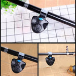 LinkMejor Fishing Alarm with LED Light Loud Sound Fish Bell Clip-On for Rod Fishing Tackle Accessories