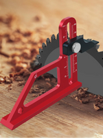Adjustable Table Saw Depth Gauge 0-60mm with Metric and Inch Scale Aluminum Installing Blade Router Bits Height Measuring Gauge