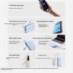 Xiaomi PB2067 67W 74.37Wh 20000mAh Digital Display Power Bank Come with USB-C Cable External Battery Power Supply with 2 Inputs & 3 Outputs Fast Charging for iPhone 17 17 Pro 16 Pro Max 15 14 for Xiaomi 17pro for Samsung for OPPO for VIVO