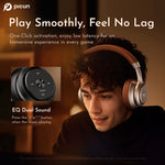 Picun P28X Wireless Headset bluetooth Headphone Dual Drivers 60H Playtime Low Latency Adjustable Headband Support Wired Connection Sports Headphones