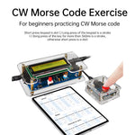 CW Morse Code Decoder Component Transmitter Circuit Board Soldering Practice DIY Kit