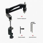 LinkMejor Cantilever Tapping Tool CNC Aluminum Alloy Anodized Finish 1.5-10mm Chuck Professional Tapping Support Stable Mounting