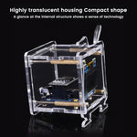 0.96 Inch ESP8266 Mini Weather Forecast Clock OLED Display Electronic Clock Diy Kit Support 2.4G Wifi Network With Case Fun Diy Soldering Loose Parts
