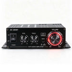AK280BT Bluetooth HIFI Amplifier Single Channel Audio Power Amp 12-14V 80W 20-20KHz RCA Interface Aluminum Alloy