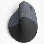 LinkMejor Tri-mode Wireless Vertical Ergonomic Mouse bluetooth 2.4g Silent 5 Level DIP Adjustment for Mac Laptop Office Lightweight 94g