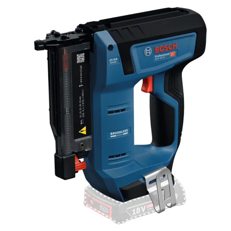 LinkMejor 18V-35 Cordless Wood Nailer 18V 0.6 mm 15-35 mm Pin Length 23 Ga Brushless Motor Depth Adjustment