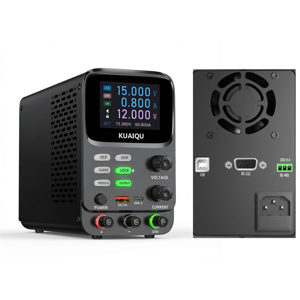 LinkMejor SPPSR-K Series Regulated Power Supply 30V 5A 10A USB RS232 RS485 Compact Design Precision Adjustable Voltage Current Laboratory Testing Equipment
