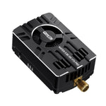 GEPRC MATEN 5.8GHz 5W VTX PRO, 80CH, 4.9-5.8GHz, 300/600/1600/3000/5000mW, Up to 15km, IRC Tramp OSD, Built-in Mic, CNC Aluminum + Turbofan Cooling, SMA, 7-36V, 5V 600mA Out, 20×20 & 25.5×25.5mm, 49.5g, for Extreme Long-Range FPV Drone