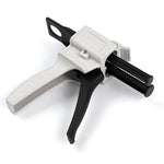Universal 50ml AB Glue Gun 1:1/2:1 Ratio Plastic Durable Epoxy Dispenser Grey and Black for Precise Bonding